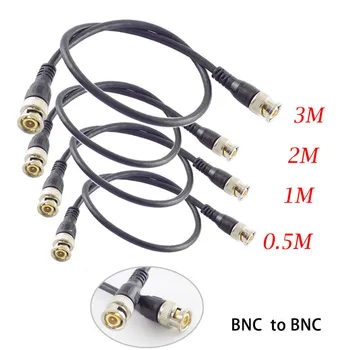 0,5 M/1M/2M/3M BNC Moški Na BNC Moški Adapter Priključek Kabel Podaljšek Žice Za CCTV Kamere BNC priključni Kabel Pribor