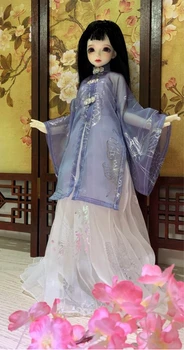1/4 1/3 obsegu BJD oblačila Starih Kostum Kitajski Hanfu Pravljice obleko za BJD/SD MSD SD13 pribor C0262