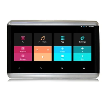 10.6 inch Android 10 Rear Seat Entertainment Baby Tablet Avto Vzglavnik Monitor s 4K Netflix YouTube Video Zaslon