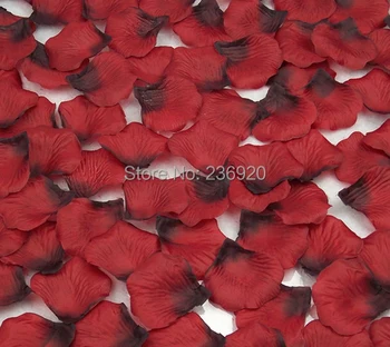 1000pcs romantično Poroko Umetno cvetni listi Vrtnice Dekorativne Rože božični Party Festival Okraski HB-031