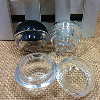 10g sferične PS Krema Jar,Kozmetična Embalaža Masko/Eye Cream jar,majhne plastične kozarce, kozmetični Primeru F609
