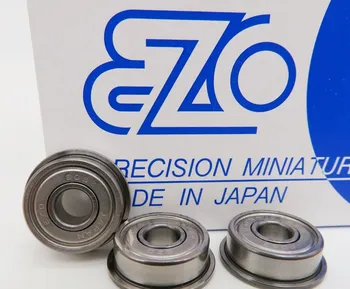 10pcs/50pcs Japonska EZO visoke hitrosti ležaja prirobnice F605ZZ 5*14*5 mm RF-1450ZZ natančnost miniaturni prirobnico ležaji 5x14x5