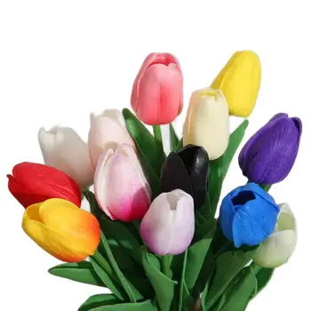 10PCS/ Veliko Multi-barvni Simulacije Tulipanov Simulacije Cvet, Dnevna Soba, Spalnica Umetno Dekoracijo Cvet Cvet Okraski 1PC