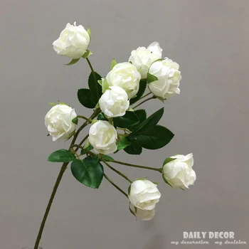12pcs/veliko ! debelo 100% Hi-Q 13 cvetje majhne rose multi-glave umetno rose svile cvetja poroko dekorativni ponaredek cvetje