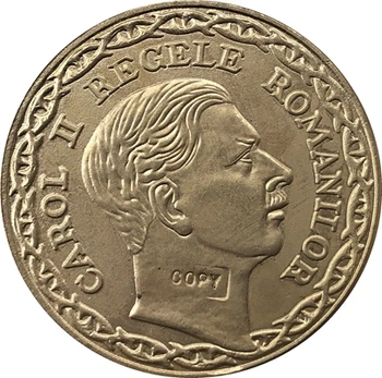1940 Romunija 100 Lei Kopijo Zlatih kovancev, 35mm