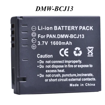 1pc 1600mAh DMW BCJ13 DMW-BCJ13 Li-ionska Baterija za Panasonic DMW BCJ13 DMC LX5 LX5 LX5GK LX5K LX5W LX7 LX7GK LX7K Baterijo Fotoaparata