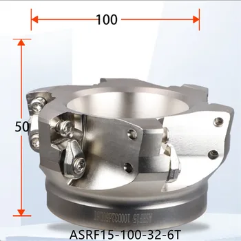 1pc ASRF15-100-32-6T visoko feedrate Indeksiranih obraz mlin ASRF15MM obraz rezkanje rezalnik SDMT1505