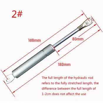 1pc Celotno dolžino 182mm obseg nape dodatki hidravlični palico stretch palico rezerve pnevmatski palica, plošča podporo palico