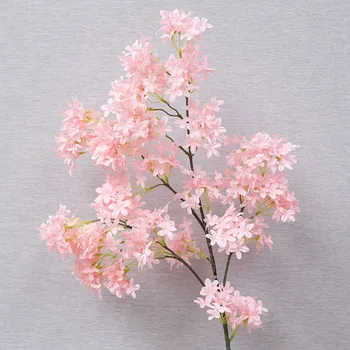 1pcs 90 cm High-end Simulacije Češnjev Cvet Veje Ponaredek Sakura Šifrirana Češnjev Cvet Poroka Doma Japonski stil Dekoracijo