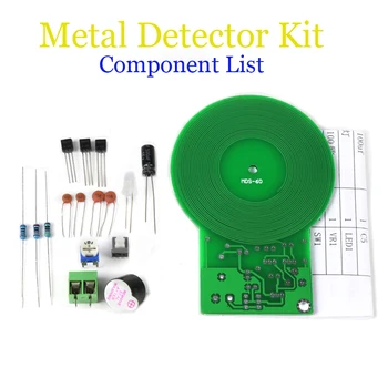 1PCS Detektor Kovin Elektronski Deli (Kit) Krog DC 3-5V 60mm Detektor Varjenje, Da DIY brezkontaktno Senzor Odbor Modul