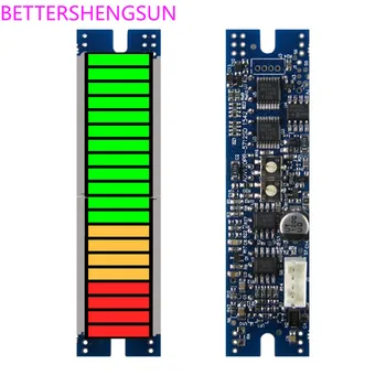 20-segment pasivne meter LED modul z analogni signal, ki je Primerna za prikaz baterije (litijeva baterija) napetost