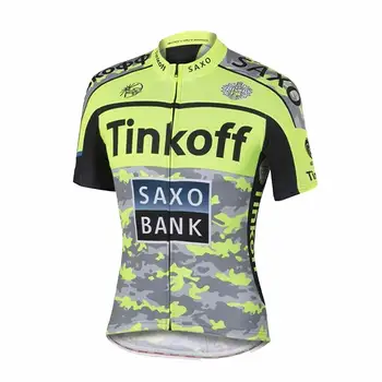 2019 NOVO Tinkoff bank kolesarjenje oblačila quick dry maillot ciclismo Moške kratek sleeve kolesarjenje jersey bicicleta MTB kolo jersey