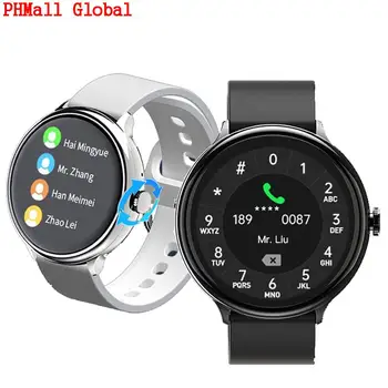 2021 Nove Pametne Watch K50 Moški Ženske 1.28 Celoten Krog Dotik Nepremočljiva EKG Monitor Srčnega utripa, Igra Bluetooth Za Telefon Apple Xiaomi