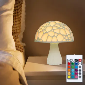 2021 Original Gob Lahka 3D Tiskanja Lučka Lučka za Polnjenje Doma Dekor Ustvarjalne baterijsko Napajanje Led Barva Svetlobe Noč