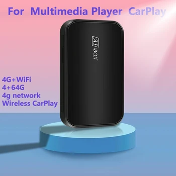 2022 CarPlay Ai Box Mini Android Box 4+64 G Brezžični Android Auto 4G LTE Pametna Android Ai Polje Za Avto Multimedijski Predvajalnik