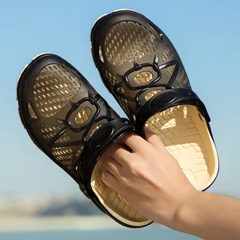 2022 Moški Sandali Poletje Japonke Natikači Žensk Na Prostem Plaži Priložnostne Čevlji Poceni Moški Sandali Vode Čevlji Sandalia Masculina