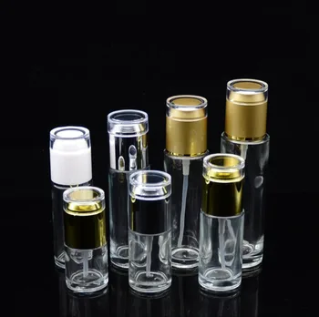 20ml prozorni steklenici za serum/losjon/emulzija/foundation/anti-UV/essence/za nego kože, kozmetične pakiranje plastenka