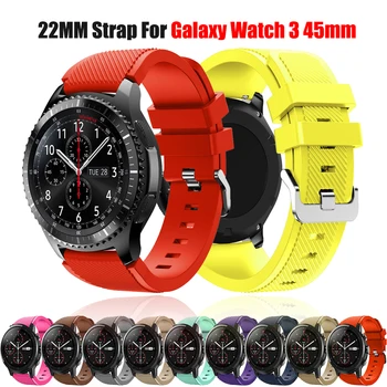 22 mm Watch Band Za Samsung Galaxy Watch 3 45mm/Prestavi s3 Meje Silikonsko Zapestnico Za Huawei watch gt 2 Pro 2e/Amazfit GTR 47mm