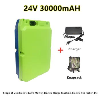 24V-29.4 V 30000mAH 18650 Litijeva Baterija, ki Se Uporablja Električna Kosilnica, Hedge Kavo, Čaj Krog, Itd