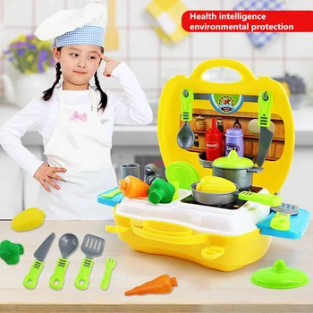 26pcs/Komplet Kuhinja orodja igrače DIY Kuhanje Hrane za Kuhanje Vlogo Igrajo starši-otrok, interakcije Otroci Puzzle igrača za otroke Darilo