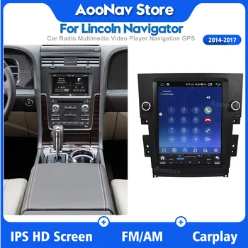 2Din Android 10.0 GPS Navigator avtoradia Za Lincoln Navigator 2014 - 2017 Stereo Multimedijski Predvajalnik Autoradio Radio Carplay