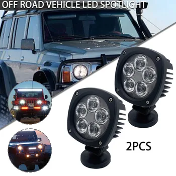 2pcs 4 inch 50 W LED delovna Luč 6000K Diecast Aluminijasto Ohišje Traktor Spot Svetilke Za Offroad Jeep SUV ATV UTV Tovornjak Morskega Čolna