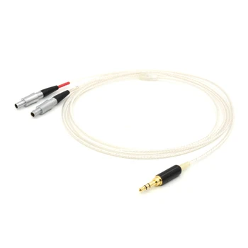 3,5 mm Silver plated 99.998% 5N OFC Kabel Za HD800 Slušalke Slušalke kabel