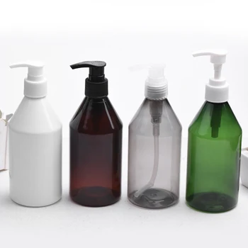 300 ML Posebno oblikovan Plastični Losjon Črpalka Steklenica 10 OZ Prazno Šampon Gel za Prhanje Embalaža, Posoda PET Plastenka Z Razpršilnik