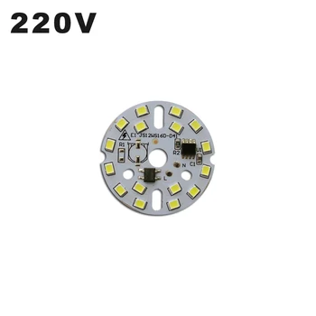 5/serija AC220V SMD2835 LED čipov 3W 5W 7W 9W 12W LED osvetlitev kroglice drive brezplačno lučka ploščo downlight spot svetilka noge obliž