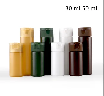 50 kos 30 ML, 50 ml Plastične Stisnite Zavihek Skp Steklenice Emulzija gel Paket Kozmetičnih Posodo za Nego Kože Potovanja Banka