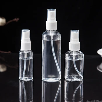 5pcs Plastičnih 100/30ml Prazno Spray Steklenico za Potovanja Kozmetični Ličila Povratne Steklenice tkalnico Posode Naključno Barvo