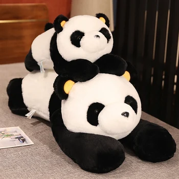 60-120 cm Orjaški Panda Plišastih Igrač Mehko Spanja Blazino Cartoon Živali Panda Bear Polnjene Baby Doll Klasični Otroški Rojstni dan Darila