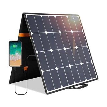 60 W 18V Prenosni Solarni Panel Zložljive Sončne Polnilnik Monokristalne Silicijeve Sončne Energije, Paneli za Kampiranje