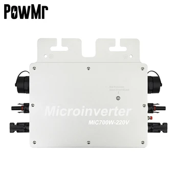 600W 700 W 1200W 220V MPPT Na Mreži Kravato Inverter IP65 PV Sistem Mrežo Kravato Inverter Mikro Inverter Za Sončne celice
