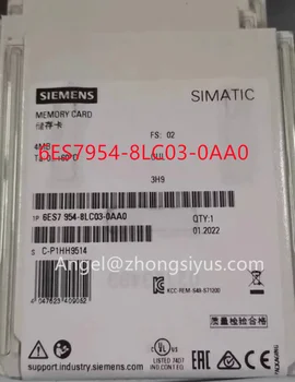6ES7954-8LC03-0AA0 Nove blagovne Znamke Siemens SIMATIC S7 kartica za S7-1x 00 CPU/SINAMICS, 3, 3 V Flash, 4 MB