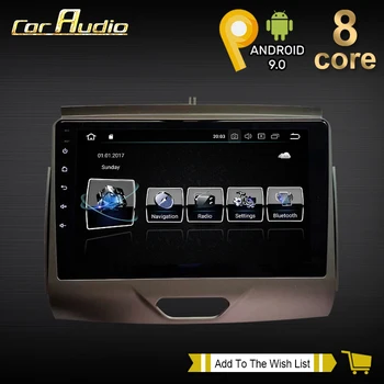8-Core 9 Inch Večpredstavnostna Android 9 avtoradio maska za Ford Ranger 2015 - Low & Visoko Različico Avtomobilski Stereo sistem GPS Navigacija