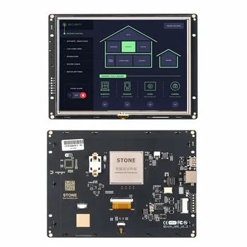 8 HMI TFT LCD prikazovalniku Cortex A8 CPU+LCD Gonilnik+GUI Programske opreme+UART Vmesnik Za Industrijske Opreme