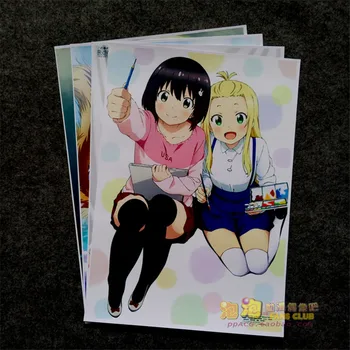 8 kos/set Anime Te Umetnosti Klub Je Problem! plakat Usami Mizuki Collette stenske slike sobo, nalepke igrače A3 Filmskih plakatov