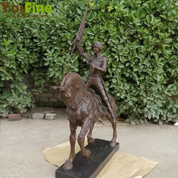 80 cm Bronasti Kip Vojaka Na Konju, Vitez Antično Bronasti Vojak Kiparstvo Za Dom Dekor Umetnostne Obrti Velik Okras Darilo