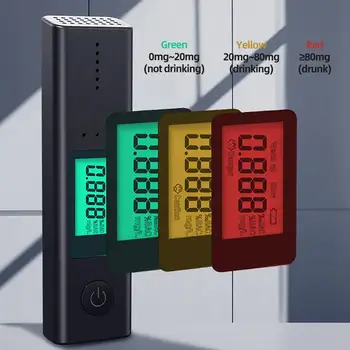 Alkohol Detektor Ustvarjalne Enostaven za Branje Kompaktni Ročni Mini LCD Breathalyzer Avto Dodatki