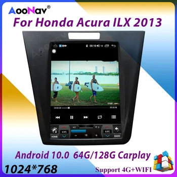 Android 10.0 avtoradia Za Honda Acura ILX 2013 Navpično Zaslon Avto Večpredstavnostna GPS Navigacija Stereo Igralec 2 Din