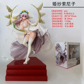 Anime znakov seksi model strani-me-dol boginja Soniko celotno telo, premično lutke Božična darila