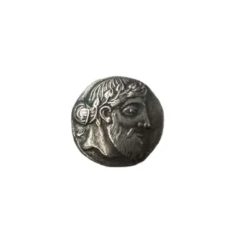 Antični grški Kovanci, Medenina z posrebreni Starinsko Replika Dekorativni Obrti Tip 26