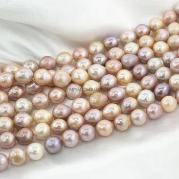 APDGG Pristnega Naravnega Sladkovodnih 12-13mm multicolor edison pearl pramenov svoboden kroglice ženske lady nakit DIY