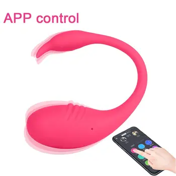 APLIKACIJA mobilni telefon bluetooth dolge razdalje nadzor zabavno vibracijsko jajce krči žogo odraslih igrača massager sex igrača za pare