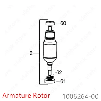 Armature Rotor Za DEWALT D26441 1006264-00 električno Orodje, Pribor Električna orodja del