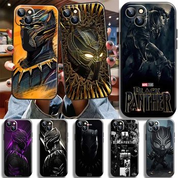 Avengers Black Panther Primeru Telefon Za iPhone 14 13 12 11 Pro Mini X XR XS Max SE 7 8 Plus TPU Primere Nazaj Mehko