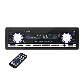 Avtomobilski Stereo sistem Z Bluetooth, Avto Radio Audio 4X60W Digitalni MP3 Predvajalnik prostoročno Klicanje Z FM Radio, USB / AUX Vrata / TF