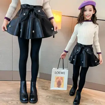 Baby Dekleta Jeseni, Pozimi Moda Trdna Nova Krila-hlače otroška Oblačila korejski Priložnostne Bombaž Dolge Hlače, Dokolenke W281