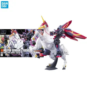 Bandai Original Gundam Model Komplet Anime Slika HGUC 1/144 GF13-001NHⅡ MASTER GUNDAM FUUNSAIKI Akcijska Figura, Igrače, Darila Otroke